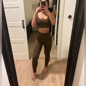 Set Active x Revolve - Brown Two Piece Set - Size M top and bottom